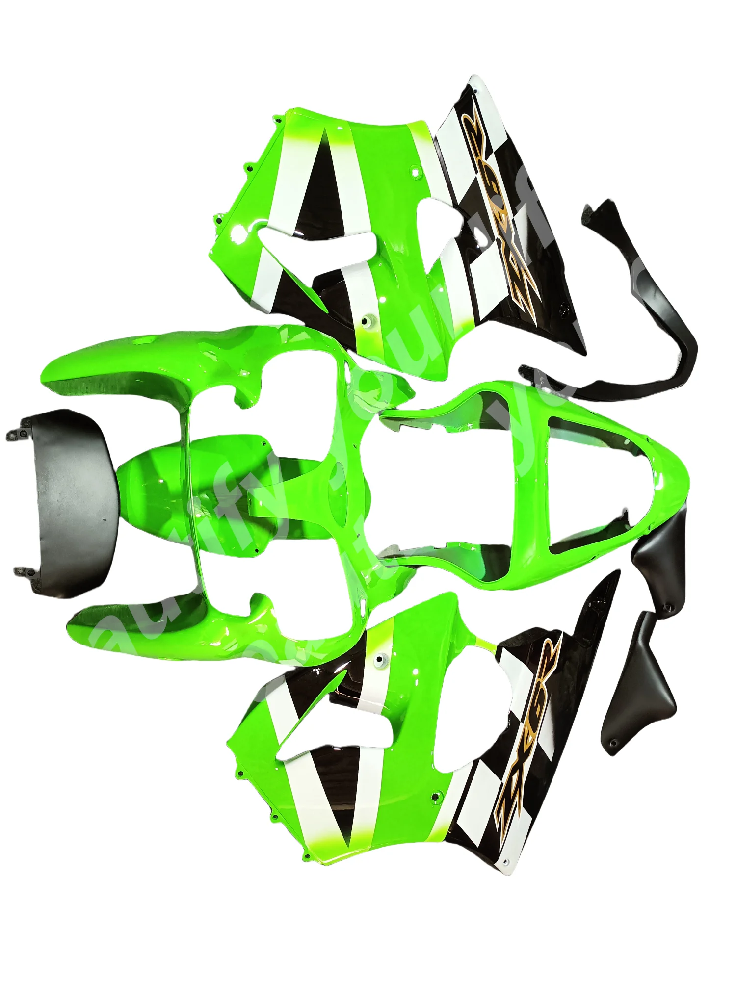 Fairing Ninja ZX-6r 2000 - 2002 green black Motorcycle Fairing Ninja ZX-6r 01 Abs Fairing for Kawasaki ZX6r 2001