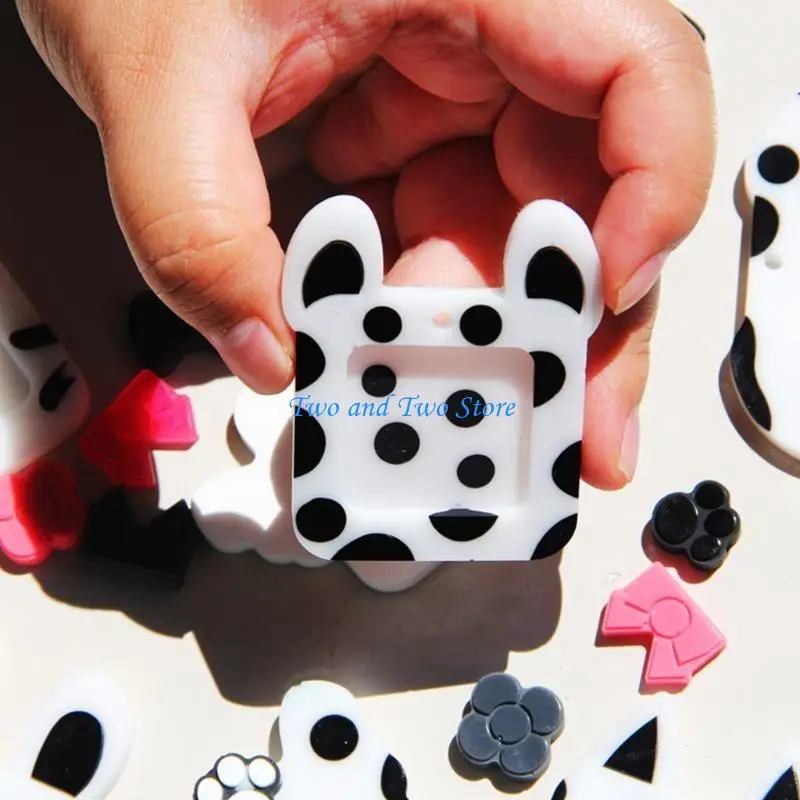 HX6F قالب حلية تعليق صورة حيوان قوي، قوالب إطار صور حيوانات سهلة التنظيف للمجوهرات والإكسسوارات الإبداعية