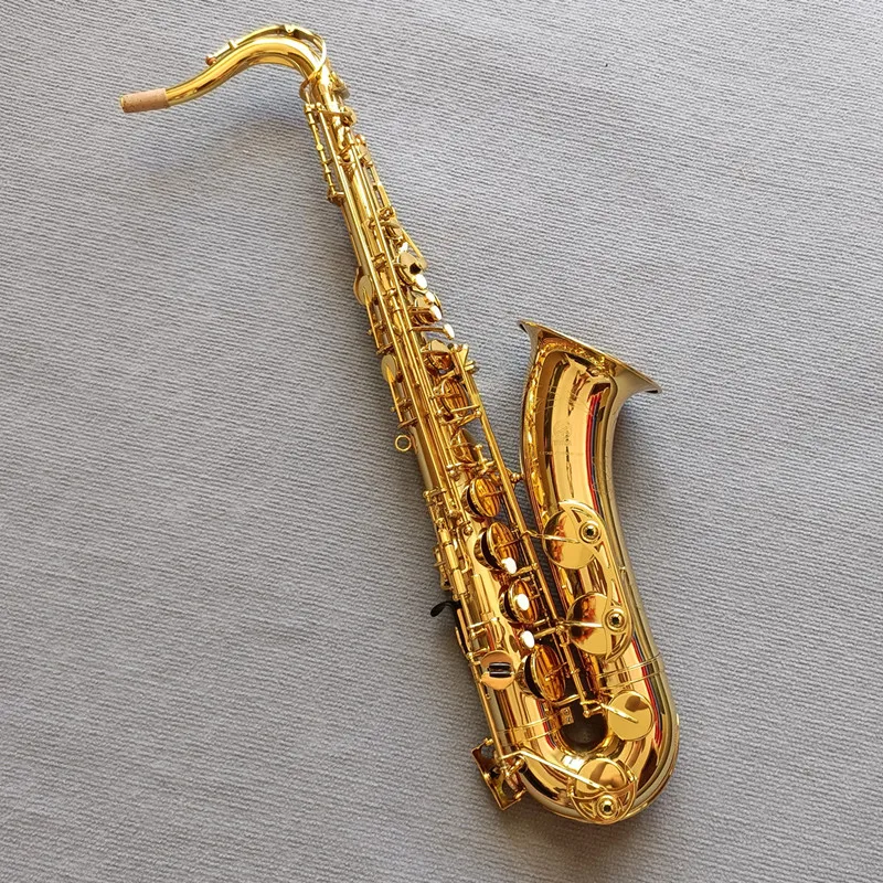 Japan Saxofรณn Tenor Bb, laca dorada, YTS-62, instrumento Musical de latรณn amarillo, profesional, con funda, accesorios