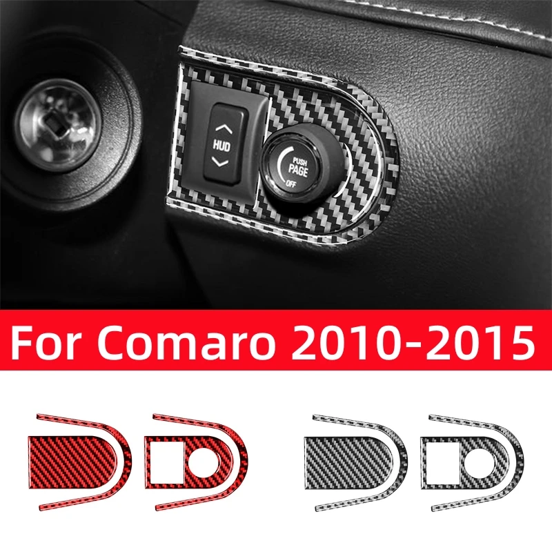 

Real Carbon Fiber for Chevrolet Camaro 2010 2011 2012 2013 2014 2015 Accessories Interior Car HUD Panel Trim Cover Decor Sticker