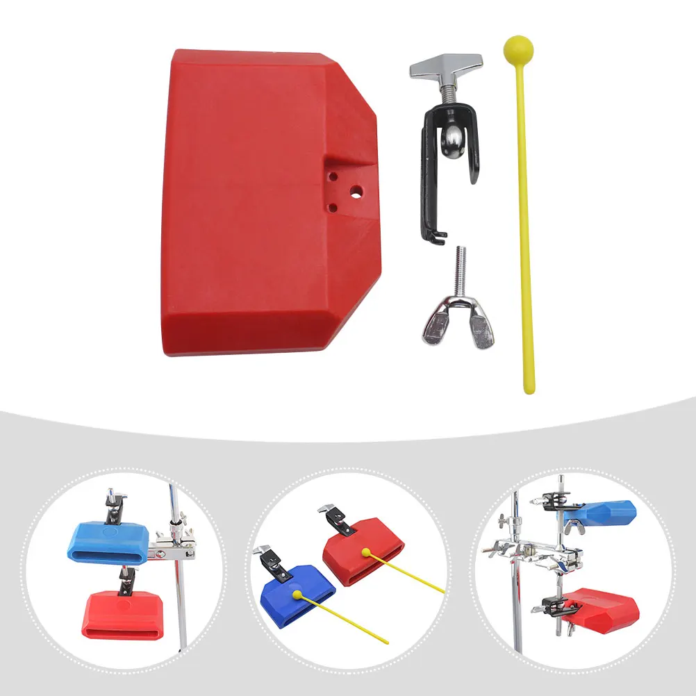 

Plastic Drum Set Accessory Musical Instrument Kit Percussion Supply Parts Cowbell Sturdy