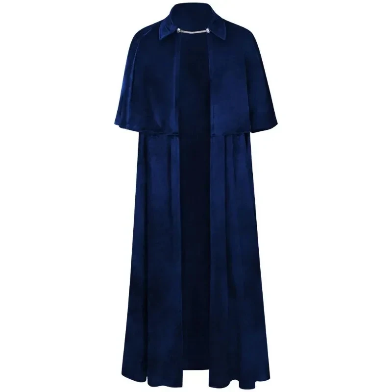 

Medieval Men Renaissance Warrior King Guard Maxi Cloak Old Adults Women Carnival Fancy Dress Party Cosplay Carnival Priest Cape