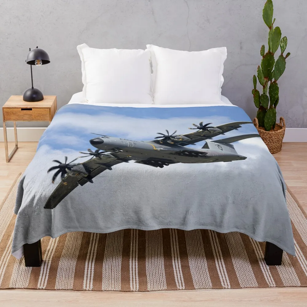 

Airbus Military A400M Atlas Throw Blanket Soft Big Blanket Decorative Throw Blanket