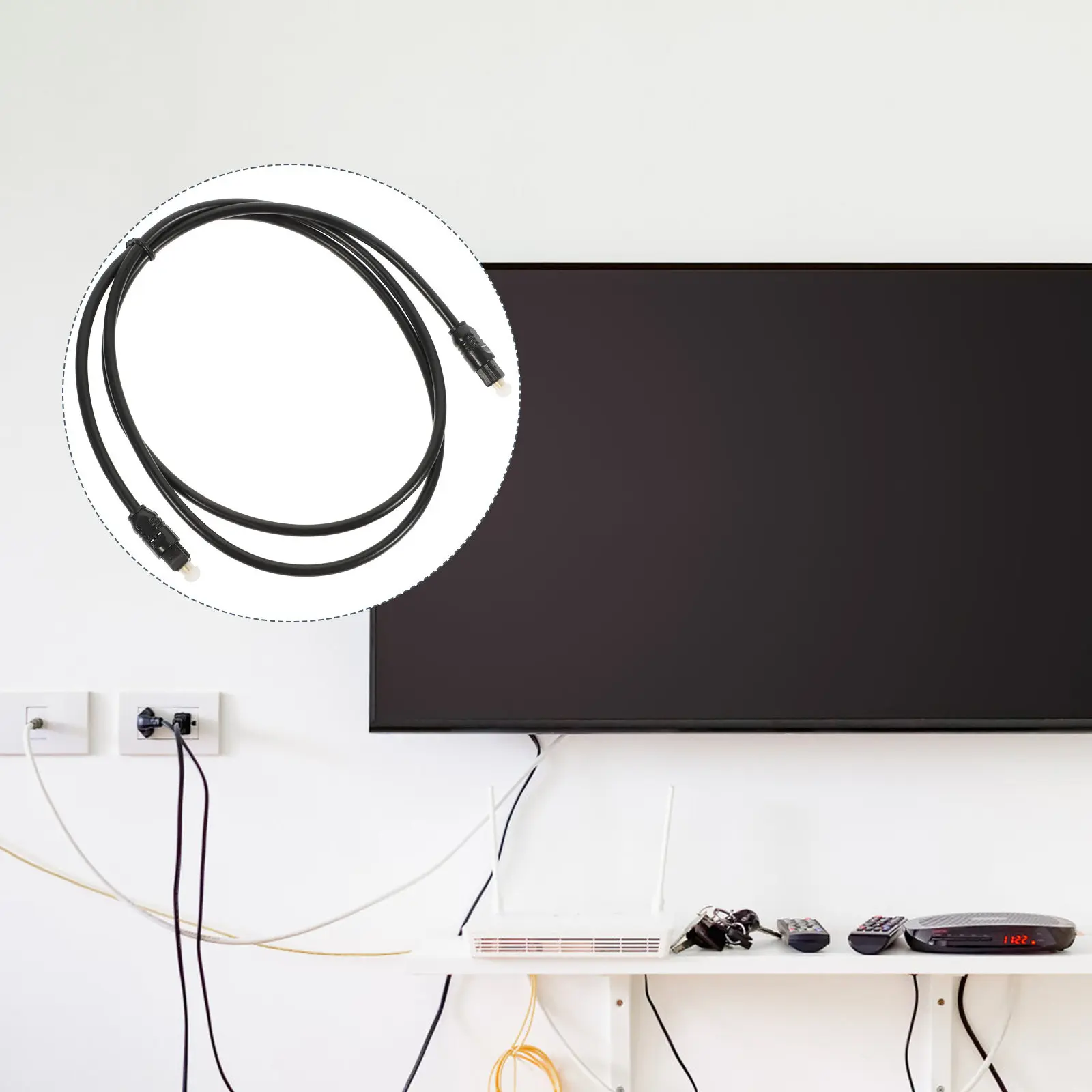 2Pcs Optical Cable …