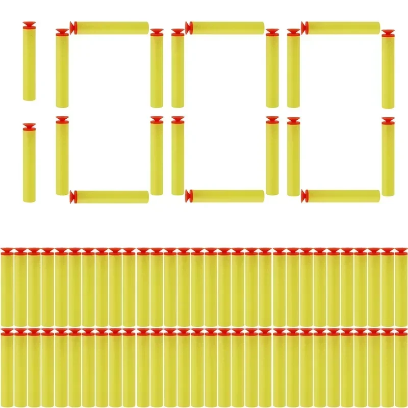 

Желтые пули с присоской 7,2 см для бластеров Nerf N-strike Elite Series, поролоновые дротики EVA, аксессуары для детских игрушечных пистолетов