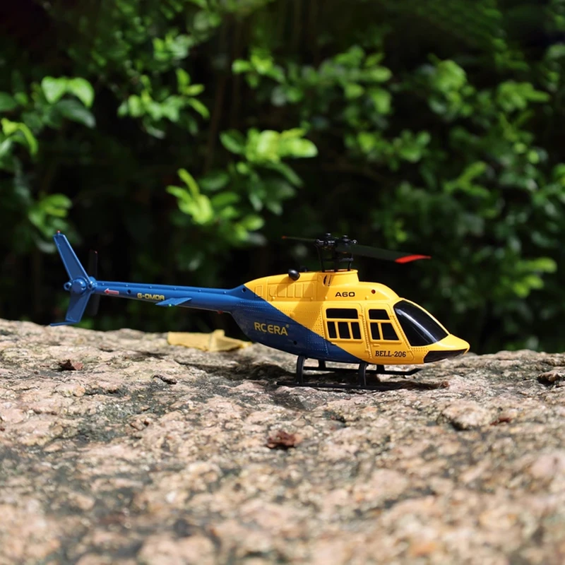 RC ERA A60 Rc طائرة هليكوبتر 2.4G 6-Aixs جيروسكوب 6ch الارتفاع عقد جرس التدفق البصري 206 ألعاب هليكوبتر صغيرة للتحكم عن بعد #3