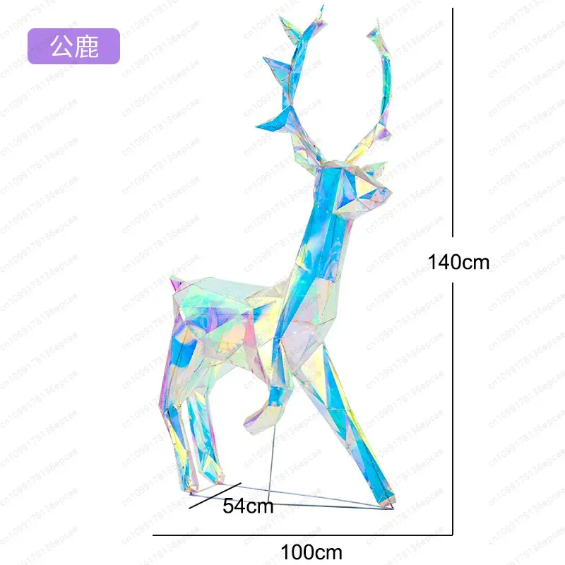 Symphony Elk Hotel Shangchao Mei Chen Christmas Atmosphere Street Lighting Set - Festive Elk And Snowy Landscape Decoration