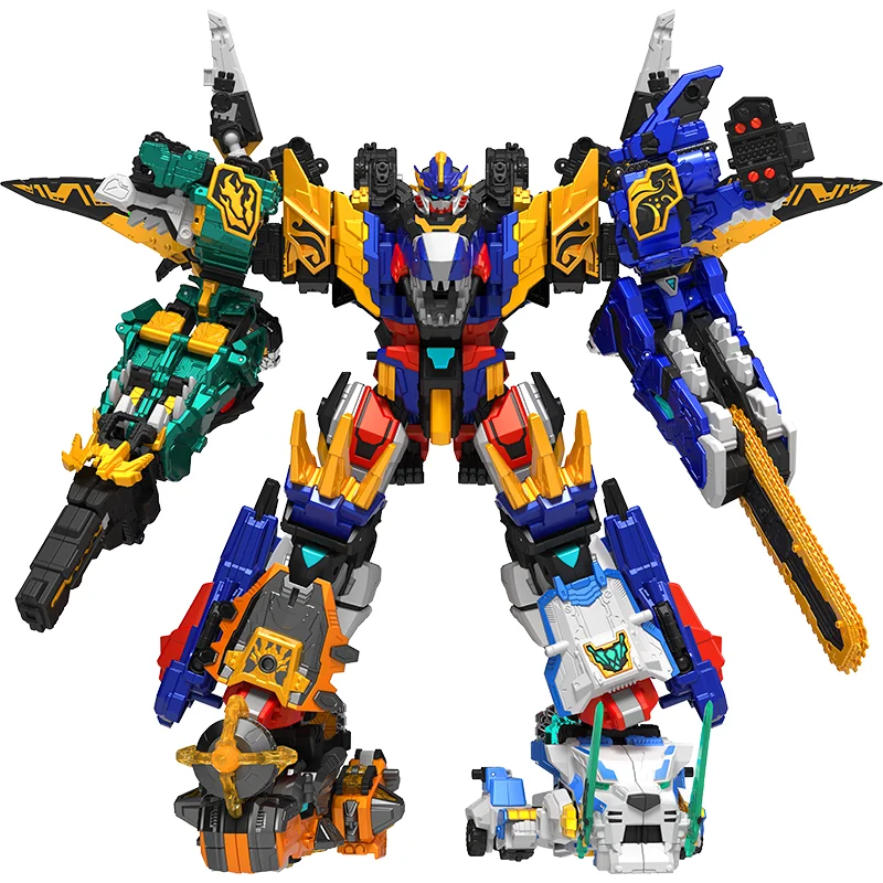 MiniForce Dinoid Warrior Transformatie Robot Dinosaurus Model REX KAISER Combineer Mini Force Vervorming Headbot Giganoto Dino Speelgoed