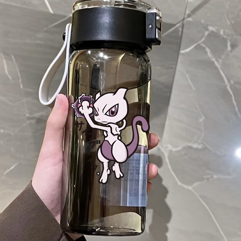 النساء الرجال المحمولة زجاجة ماء كوب ماء رياضي بوكيمون كوب مفيد السفر في الهواء الطلق مكتب زجاجة ماء أساسية كوب هدية عيد الميلاد #2