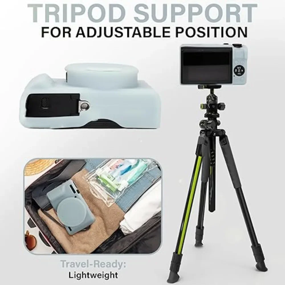 For Canon G7x3 G7xiii G7X Mark III , Camera Bag , Protective Silicone DSLR Skin Protection Case Full Body + Free Tempered Film
