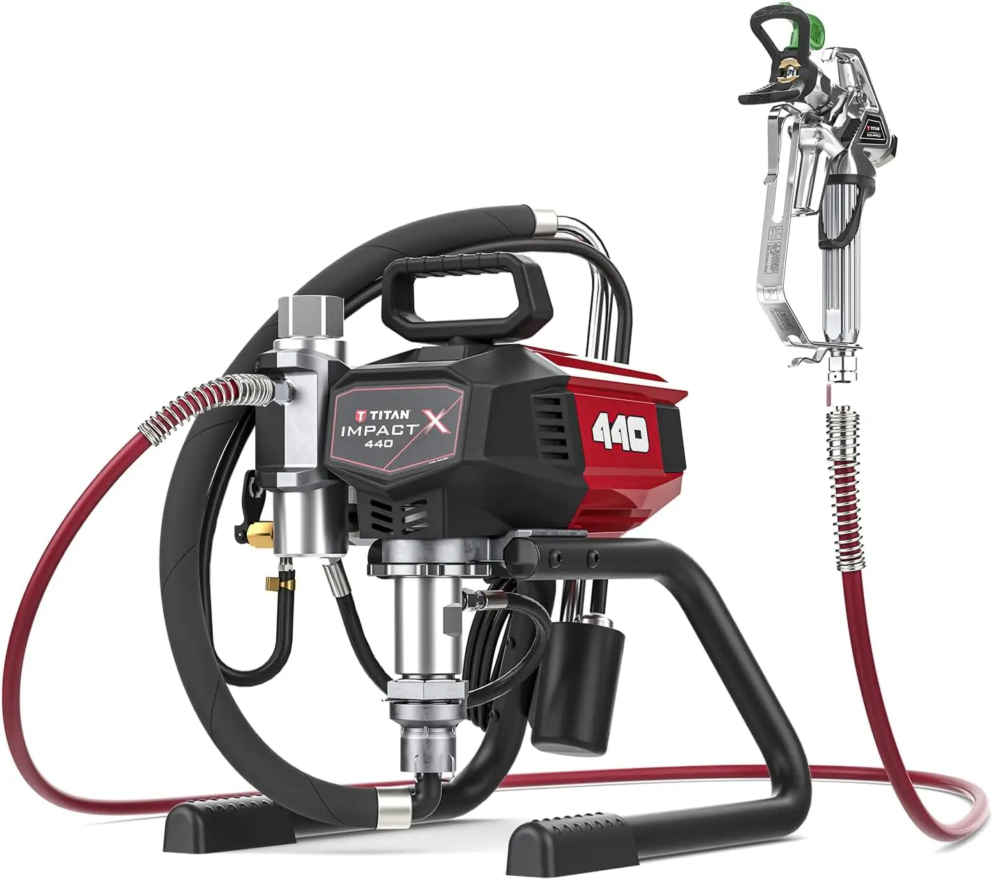 Impact X 440 Electric Airless Paint Sprayer, 3300 Psi, Adaptive Pressure Control, Skid