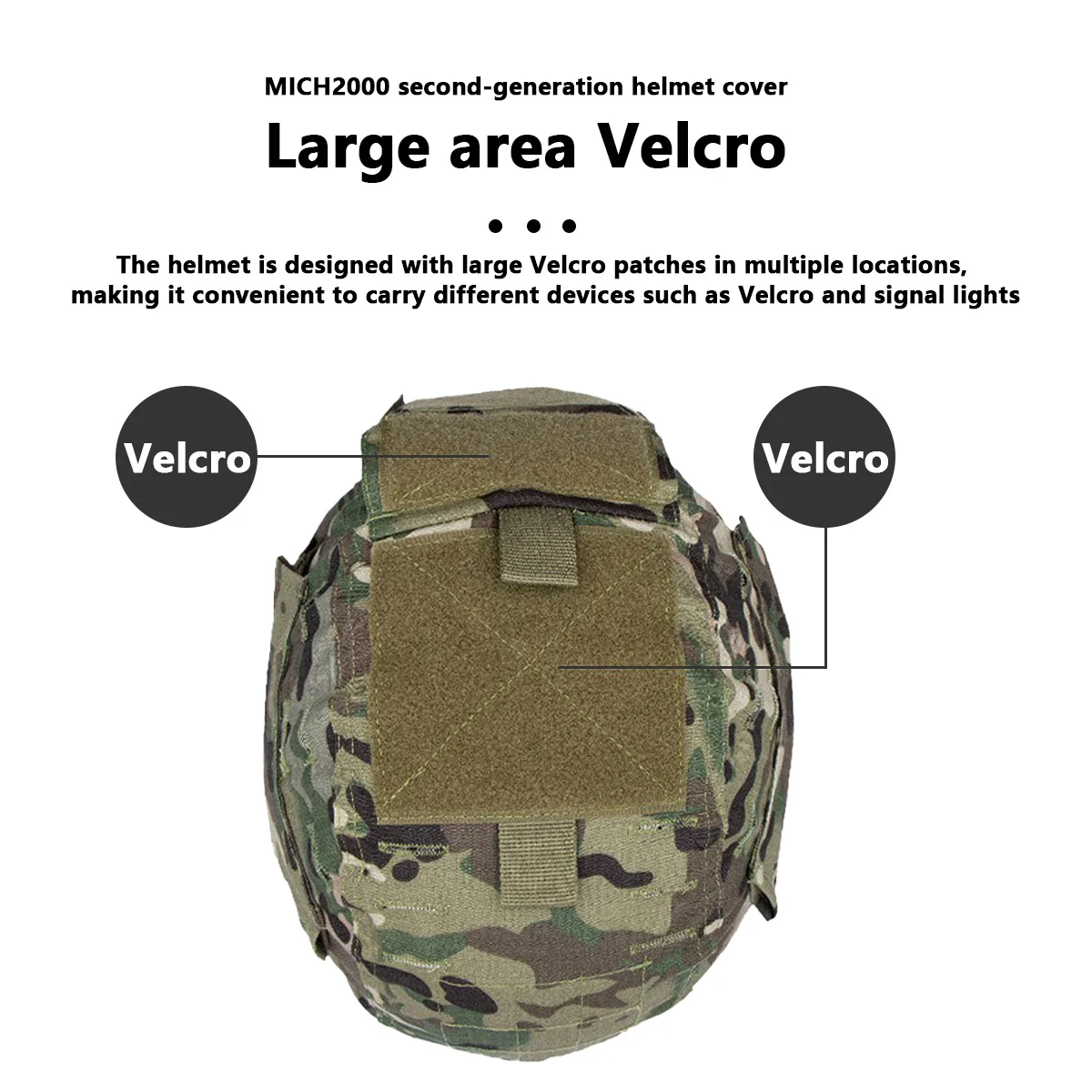 Tactical Helmet Cover For MICH2000 Helmet Cover  Hunting Airsoft Paintball Helmet Accessories