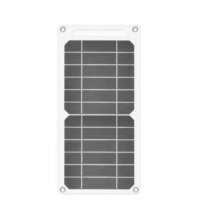 B27B Backpack Mountable 6V 6W Solar Panel System Outdoor Emergency Portable For Hiking Camping