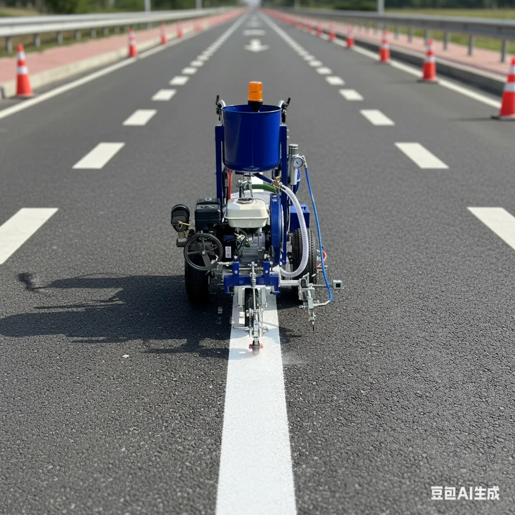 Cold Spray Marking Machine  Low Noise No Dripping For Campus Road Cold Spray Marking Machine