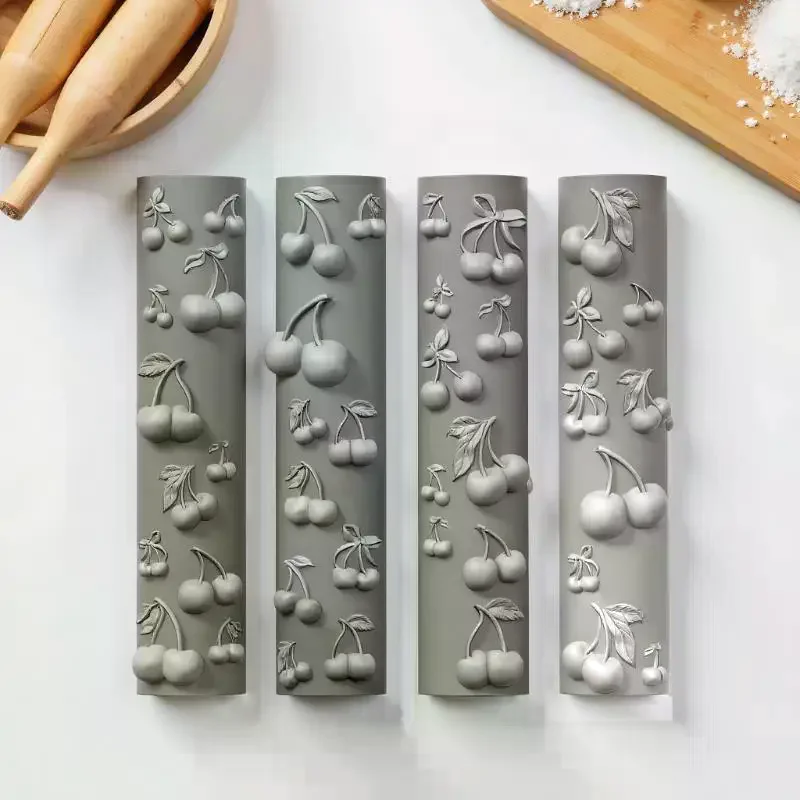 Silicone Mold 3D Rose Flower Butterflies Nail Art Template DIY Cherry Crafts, Manicure Design Decoration Tool
