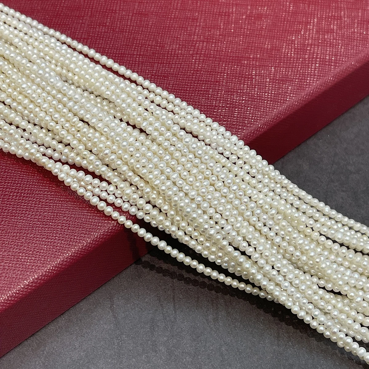 DIY Isolationsperle Natürliche Süßwasserperle 2-3mm für Schmuckherstellung DIY Halskette Armband Ketten Ohrringe Zubehör – Detail 1
