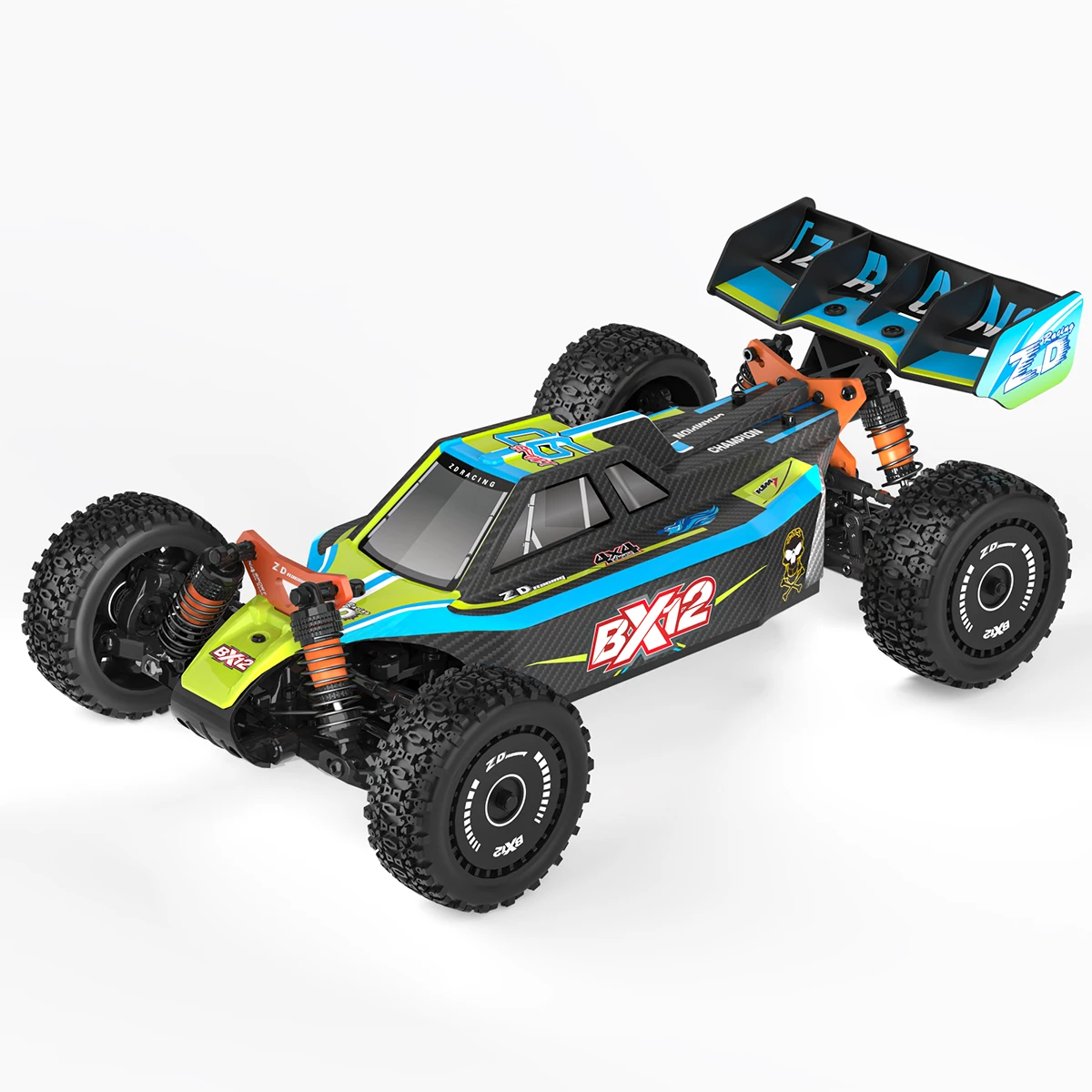 ZD Racing BX-12 1/12 Rolamentos de Alta Precisão Brushless Buggy 3S 2.4 Ghz 70 KM/H Carro de Corrida de Controle Remoto para Brinquedo Infantil Adulto