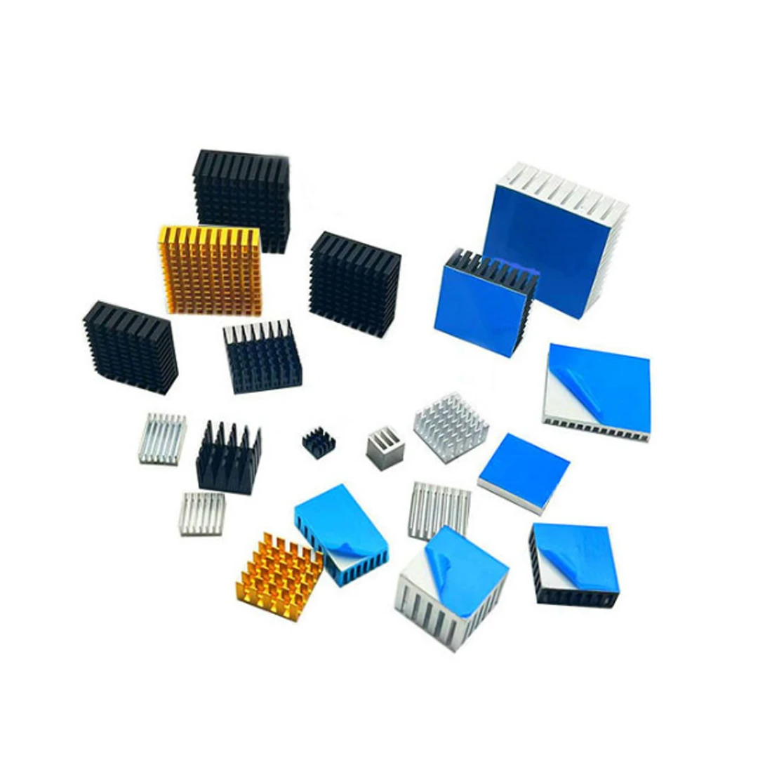 الألومنيوم المبرد بأكسيد بالوعة الحرارة المبرد برودة مع لاصق مختلف حجم وحدة المعالجة المركزية شرائح بالوعة الحرارة