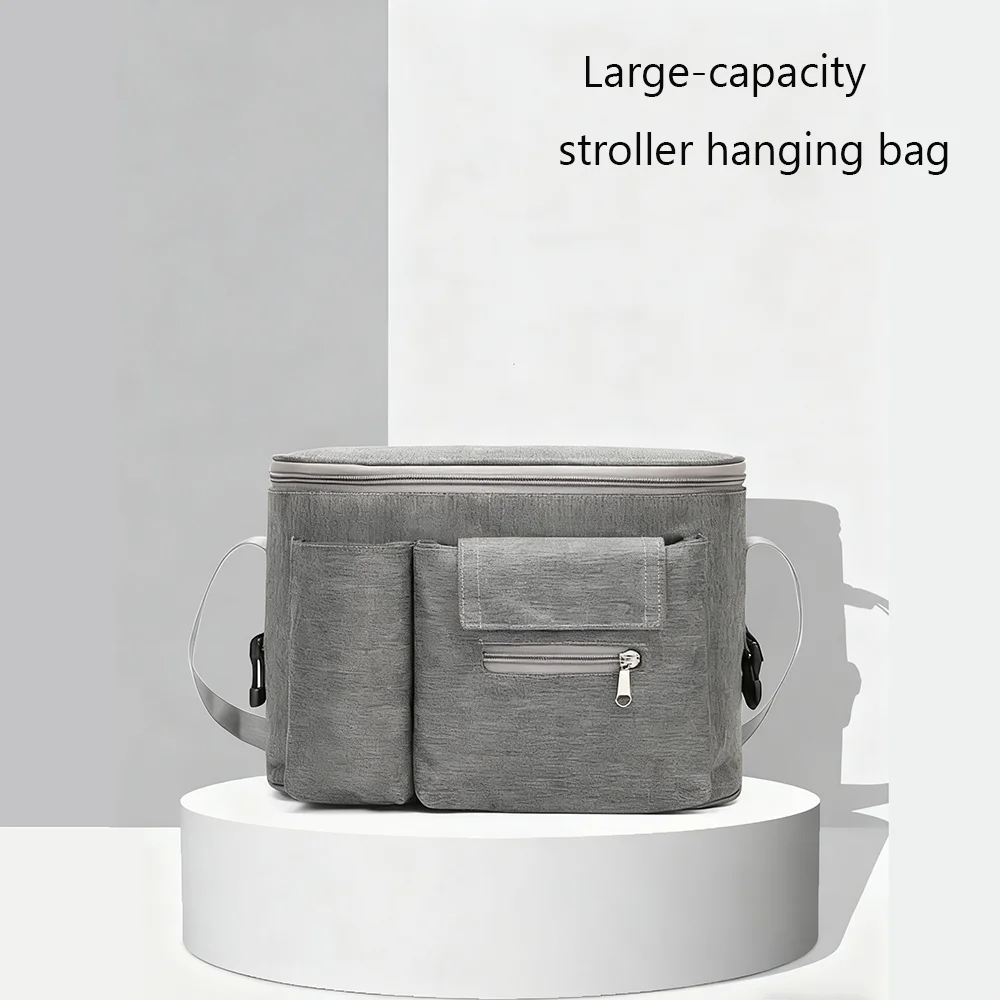 

Mommy Diaper Bag Baby Stroller Organizer Storage Bag Single Shoulder Outdoor Travel Bag For Mother Hanging Baby Essentials
