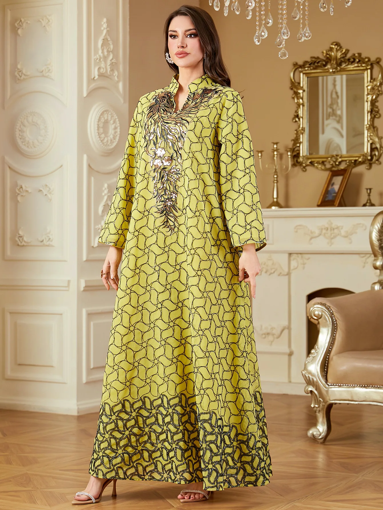 Eid femmes Robe broderie musulmane Abaya robes Largos Caftan Jalabiya Ramadan robes longues dubaï caftan arabe longue Robe 2025