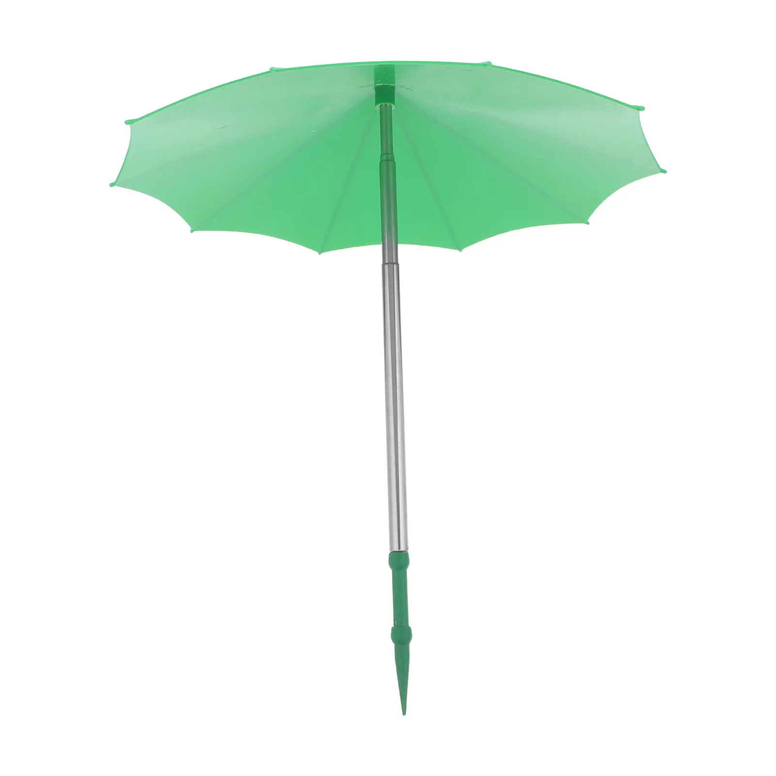 Miniature Plant Shade Umbrella Portable Telescopic 27-59Cm Adjustable Sunshade Tool for Potted Succulents Balcony Windowsill
