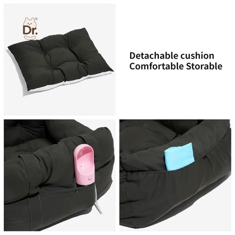 Pet Car Safety Seat Portable Puppy Bag Going Out Artifact Car Kennel Travel Cat Nest Backpack