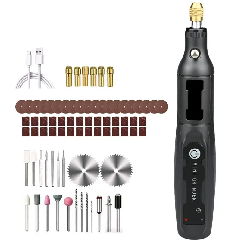 IALJ-Cordless Mini Drill Handheld Rotary Tool One-Button Switch Fine Engraving Polishing Cutting Ideal Gift For DIY Hobbyist
