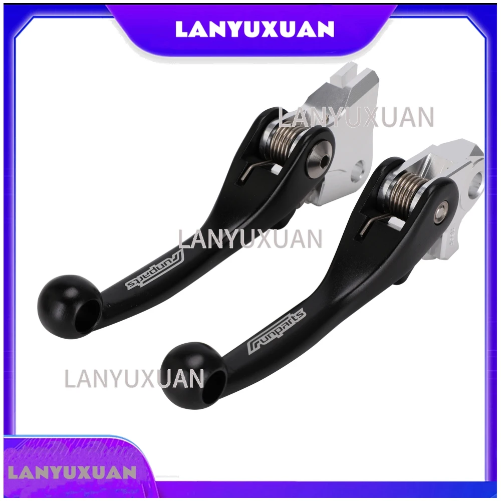 2026 FUNPARTS Forged Aluminum Brake Lever and Clutch Lever for YZ125 250 YZ250F  YZ125X YZ250X YZ426F  YZ250FX  YZ450FX