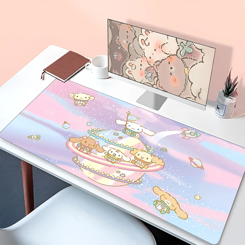 

Mouse Pad C-cinnamoroll Game 90x400 Rubber Mini Pc Keyboard Laptop Computer Speed Desk Mat Gaming Acessories cartoon Mousepad