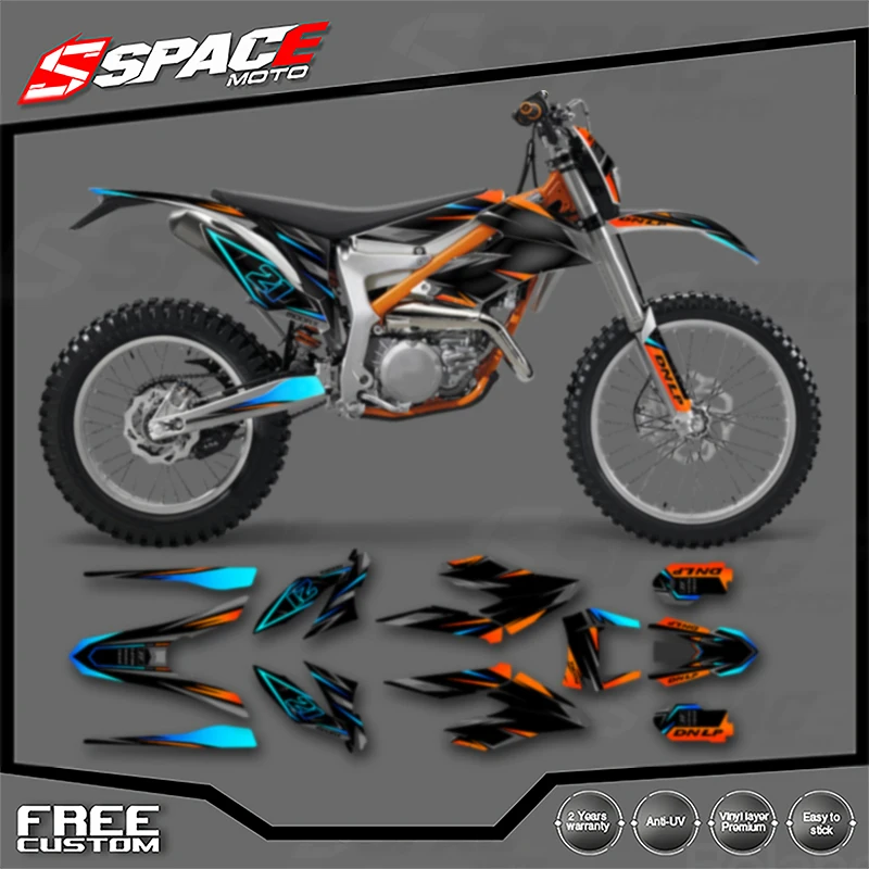 

SPACE Custom Motorcycle Graphics Background Decal Stickers Kits for KTM 2012 2013 2014 2015 2017 REERIDE 2018 2019 2020 2021 06