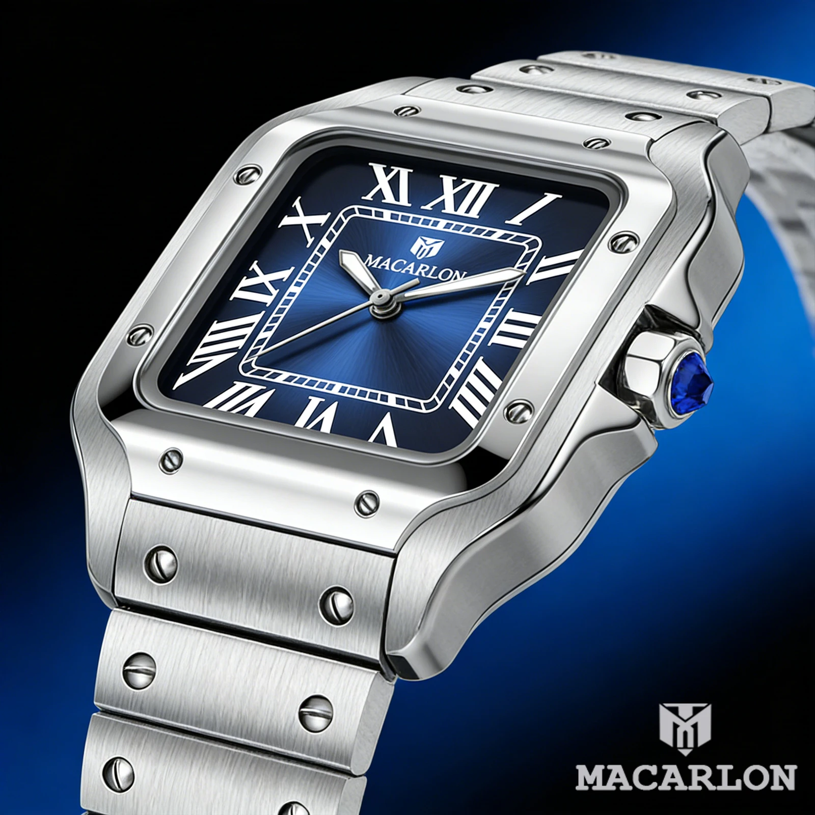 

Новые механические часы MACARLON 2026 года, дизайн 38 мм, для мужчин, с механизмом NH35, сапфировым стеклом, светящимися элементами, из нержавеющей стали, водонепроницаемость 100 м, автоматические
