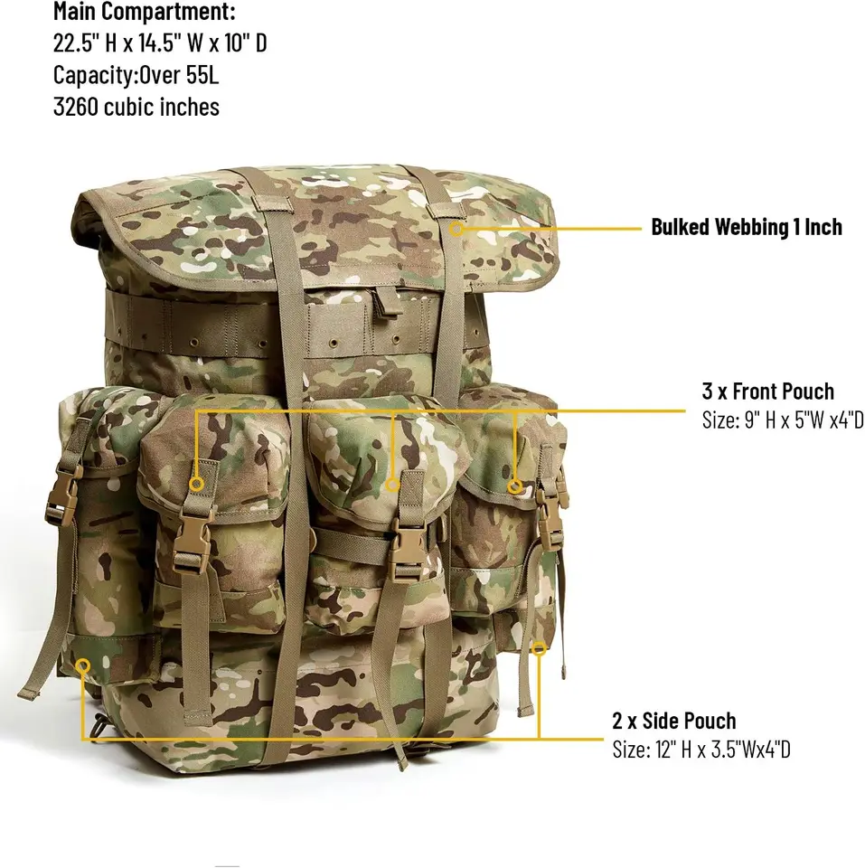 Akmaxミリタリーアークティカルアイスパック陸軍サバイバルバトル