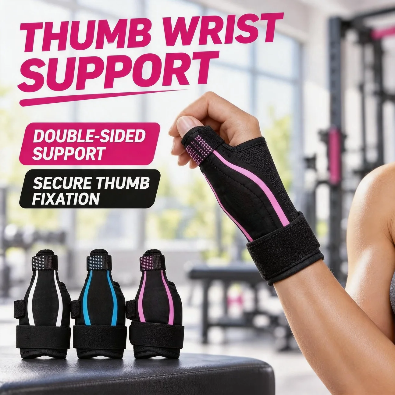 Arthritis Thumb Brace Adjustable Wrist Support Thumb Brace Wrist Support Brace for Arthritis Pain for Men Women Tendonitis CMC