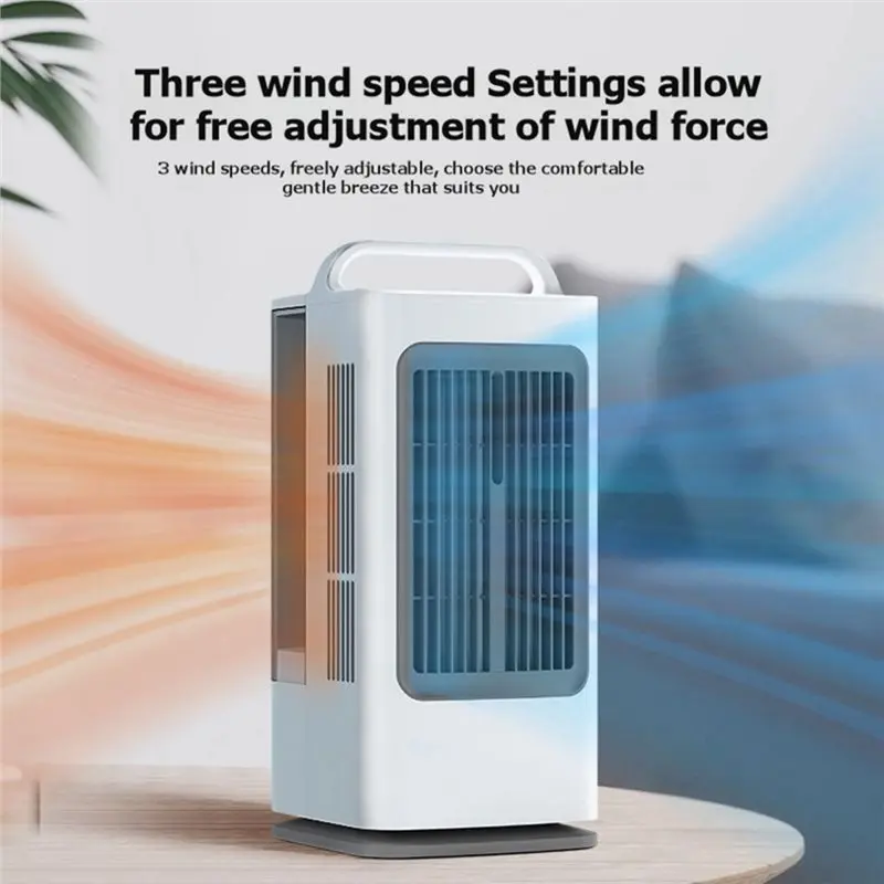 Air Conditioning Fan Support Timer And Oscillation Function Small Chiller Fan Household Intelligent Humidification EU Plug