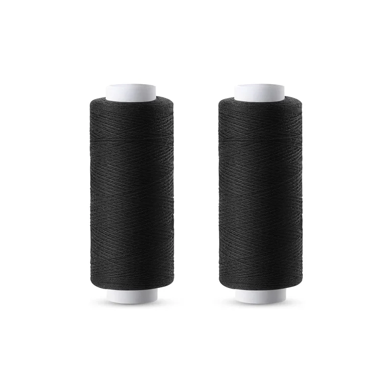 2Pcs Polyester Sewing Thread 110 Yards Sewing Thread Set Multipurpose Sewing Thread for Machine and Hand Sewing Embroidery