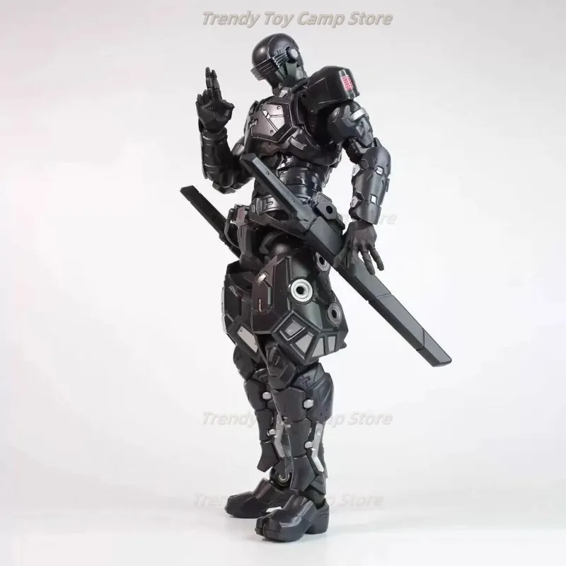 

Фигурка черного воина в стиле аниме, крутой змеиный глаз SC001, черный воин с мечом, подвижная модель, фигурка для детей, коллекция подарков