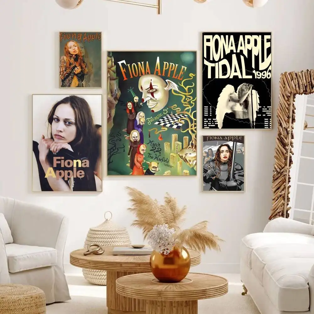 1pc Vintage Singer F-Fiona A-Apple Classic Vintage Posters HD Quality Wall Art Retro Posters For Home Room Wall Decor