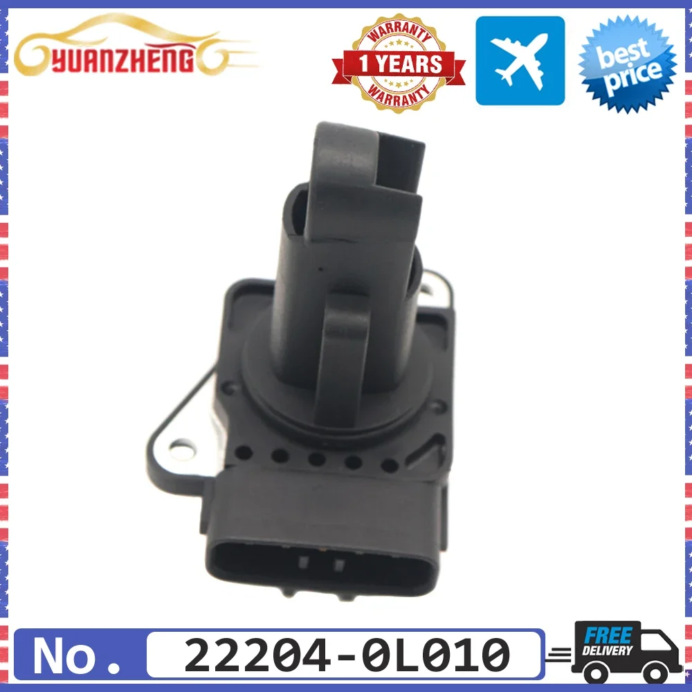 Car MAF MASS AIR FLOW METER SENSOR for Toyota Yaris Corolla RAV4 Hilux Hiace Land Cruiser Avensis Auris LEXUS IS250 22204-0L010