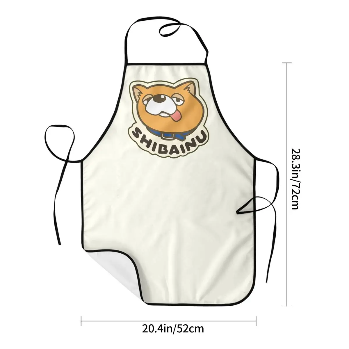 The Way Of The Househusband Shiba Inu Logo Aprons Chef Cooking Tablier Bib Kitchen Cleaning Pinafore for Women Men Painting