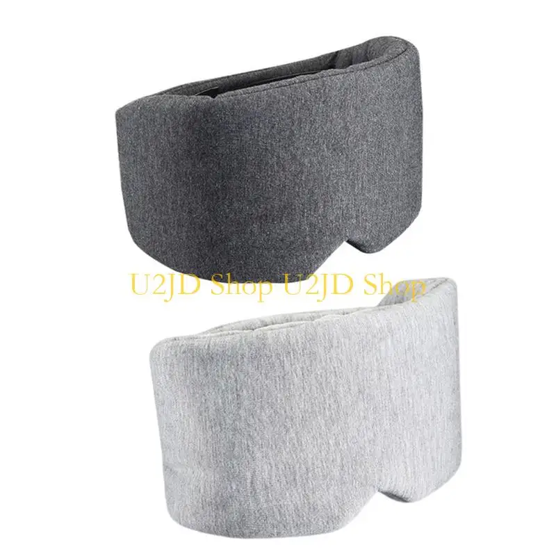 U2JD Soft Fabric Cooling Eye Cover Sleepings mask For Total Darknessly Adjustable Straps For Adults Teens Traveling Homes Use