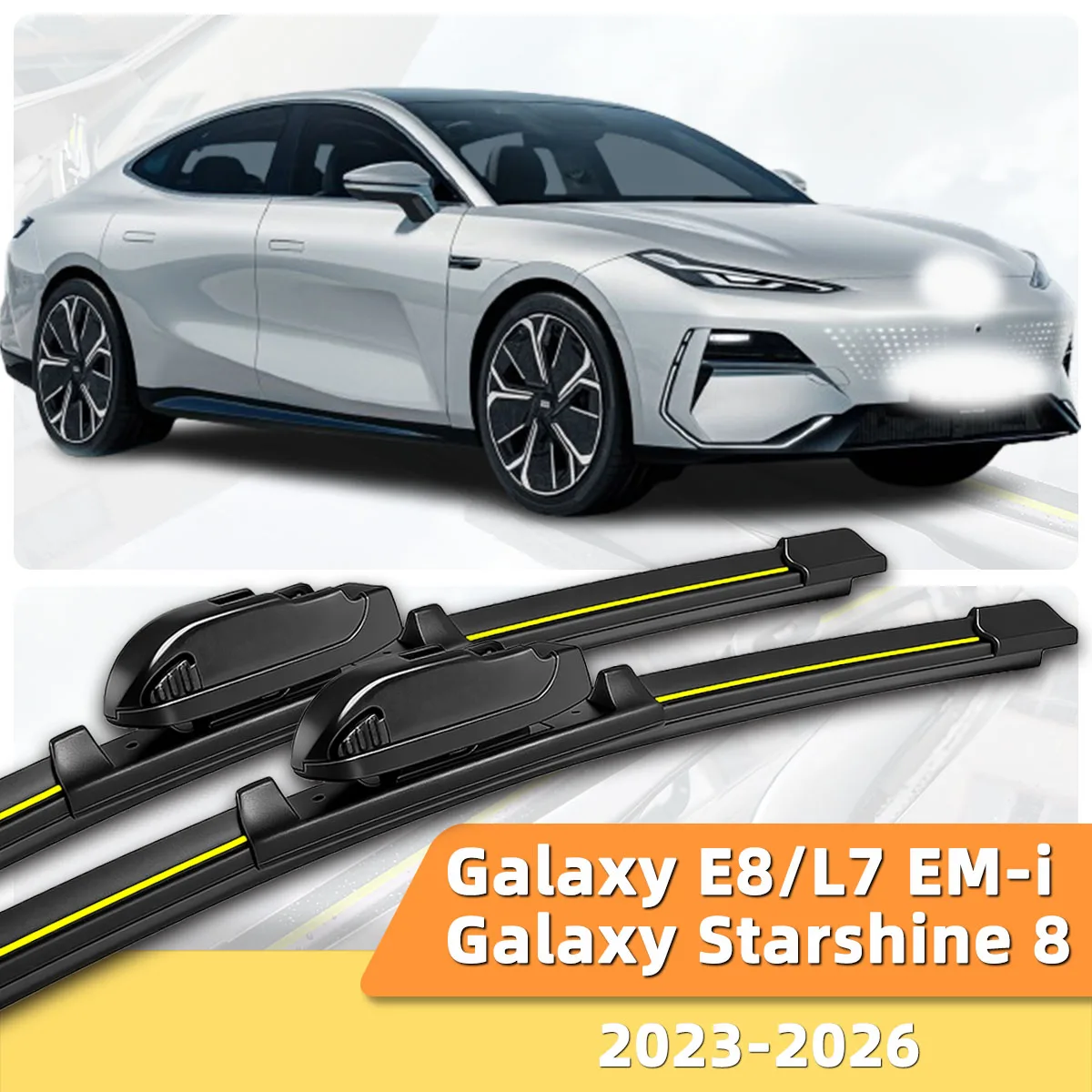 

2PCS Wiper For Car Front Windshield Wiper Suitable For Geely Galaxy E8/L7 Em-i/Starshine 8(2023-2026)High-Definition Silent Wipe