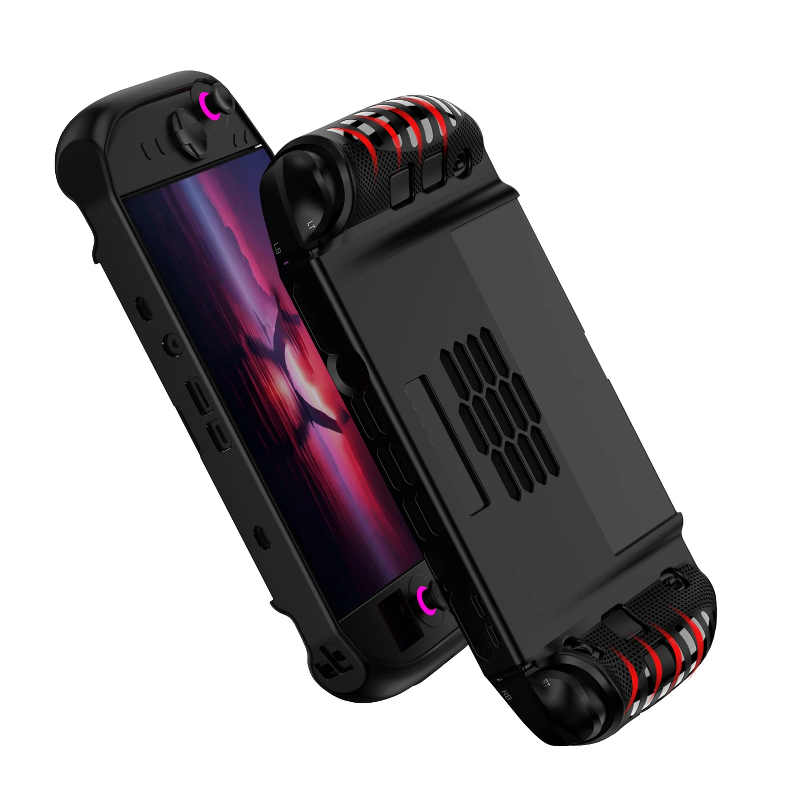 

Тонкие защитные чехлы для Legion Go 2: противоударный и устойчивый к царапинам чехол из ТПУ с защитой от падений, легкий корпус с удобной ручкой для игр