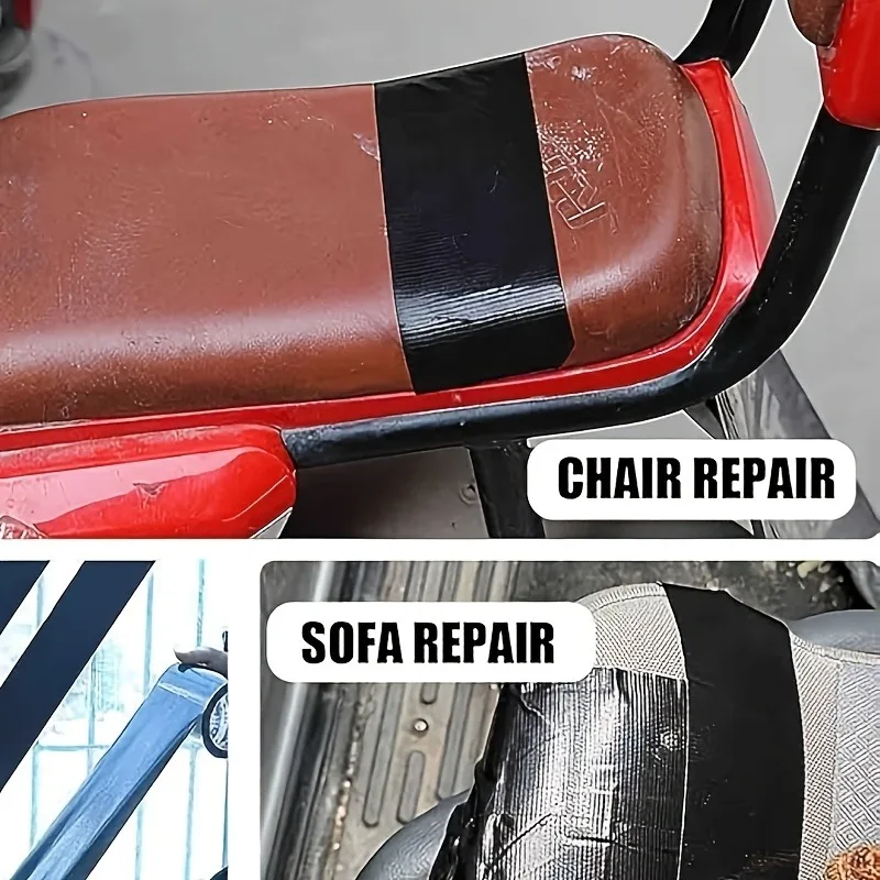 Cinta selladora de butilo para todo tipo de clima, parche de reparación para cojines de asiento, adhesión a prueba de fugas para refugios de camping y picnic al aire libre, 50 mm x 10 m, 1 unidad