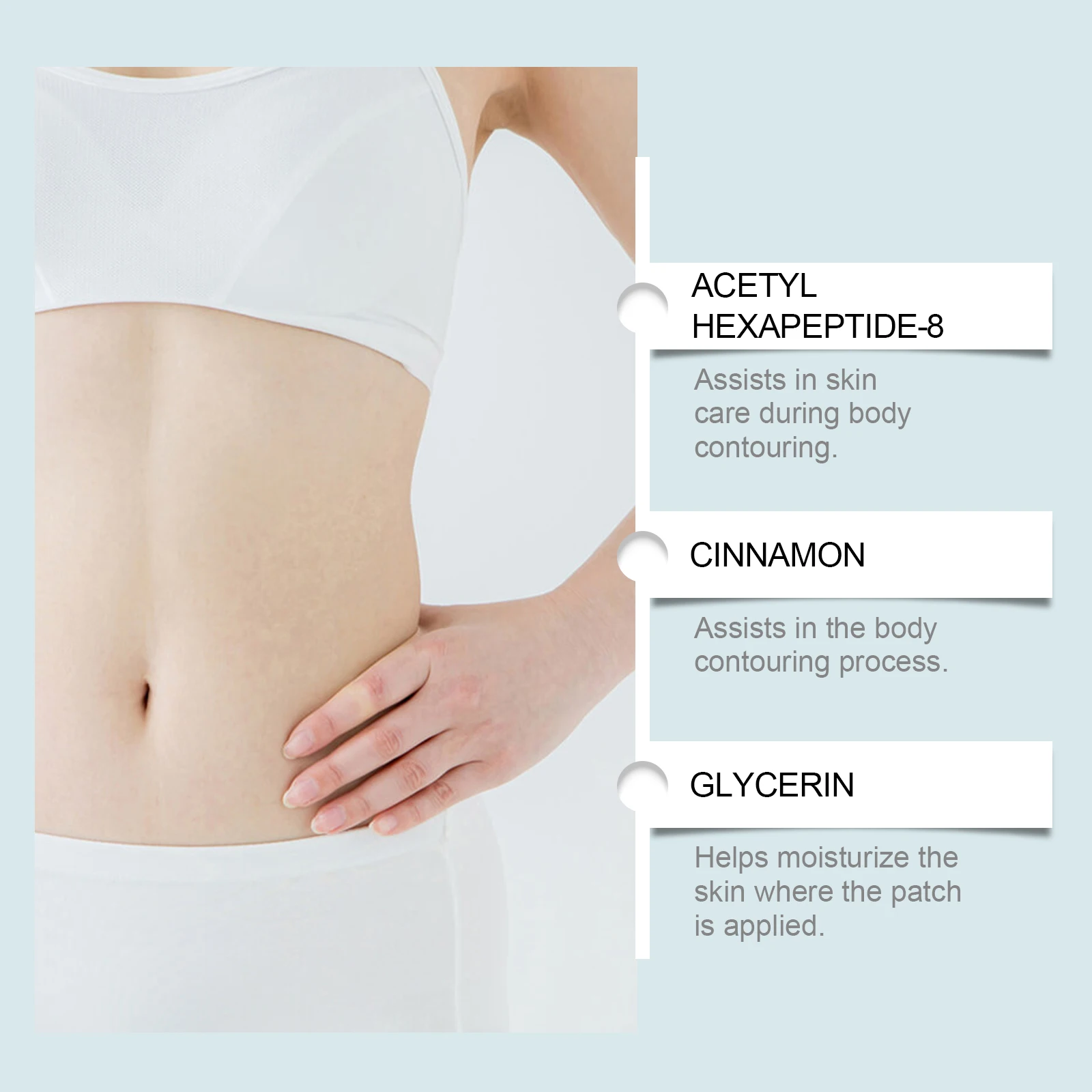 Body Care Patch - Gentle Skin Care for Shaping Light Body Contours with Advanced Slimming, Firming, and Hydrating Formula