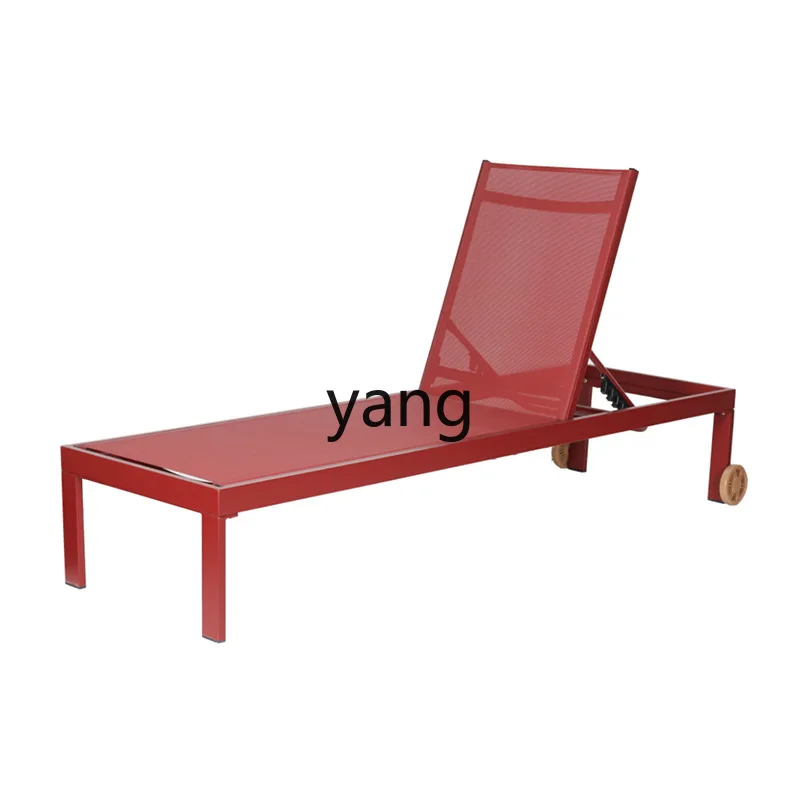 LH outdoor lounge chair combination beach pool leisure hotel bed and breakfast terrace adjustable chair waterproof