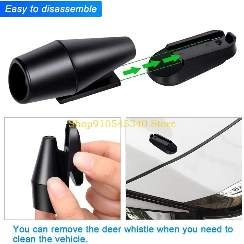 U2JA 2 Pack Deer Warning Devices Ultrasonic Wind Alert Warning