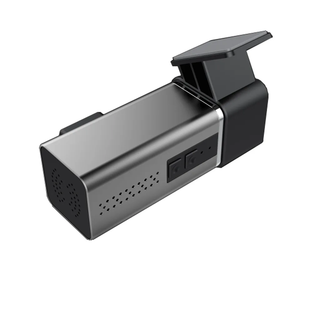 Square-shaped Car Camera WiFi Interconnected 1080P Loop Recording Voice Control Motion Detection Parking Mode Hidden Dash Cam