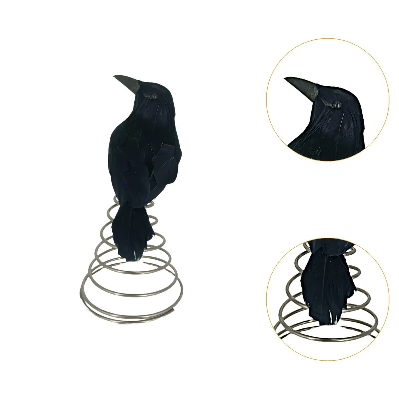 هالوين الغراب الأسود الحلي لوازم الحفلات ديكور مخيف شجرة صغيرة القبعات العالية ساحة حديقة الديكور تمثال شجرة الهالوين ديكور