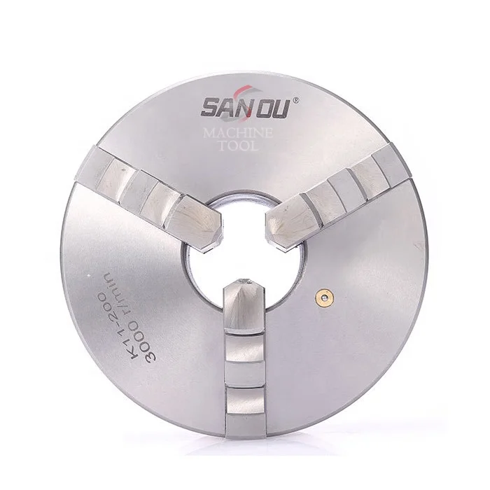 K11 Series 3 Jaws Lathe Chuck Self Centering Lathe Chuck ODM 4 Jaw Manual Lathe Chuck 125mm K72-100 Independent 1 Years SANOU