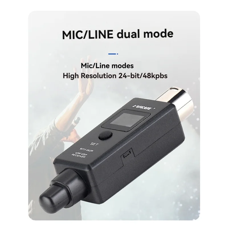 B04B-Microphone Wireless System Micphone Wireless Transmitter UHF Transmitter Receiver Mi Line For Dynamic Condenser
